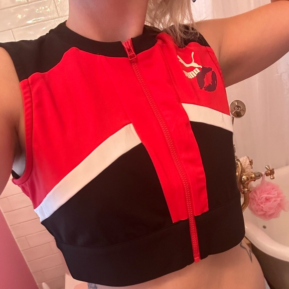 PUMA x Maybelline NY💄puma black top large nwt - Picture 2 of 5